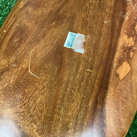 Vintage Wooden Owl Platter Large - Picture 8 of 15